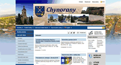 Desktop Screenshot of chynorany.sk