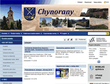 Tablet Screenshot of chynorany.sk